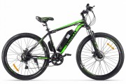 Электровелосипед 2-х колесный (велогибрид) Eltreco XT 600 Черно-зеленый-2130
