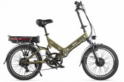Электровелосипед 2-х колесный (велогибрид) WELLNESS CITY DUAL matt army green-2003