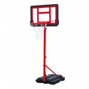 Баскетбольная стойка мобильная DFC KIDSB2 60 х 40 см черный щит, мяч, насос