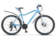 Велосипед 26' рама женская, алюминий STELS MISS-6000 D диск, голубой, 21 ск., 17' V010 LU083853