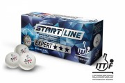 Мячи для настольного тенниса START LINE Expert 3*Volant 40+, 10шт., белый V 111 F
