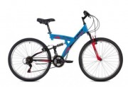Велосипед 26' двухподвес FOXX Attack синий, 18' 26SFV.ATTAC.18BL0 (2020)