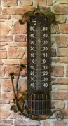 Термометр металлический большой фасадный Колокольчик