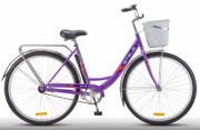 Велосипед 28' городской, рама женская STELS NAVIGATOR-345 LADY фиолетовый, 1 ск., 20' Z010 LU070384 (2018)