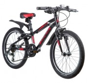 Велосипед 20' рама алюминий NOVATRACK PRIME чёрный, 6 ск., V-brake 20AH6V.PRIME.BK9 (2019)