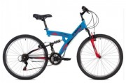 Велосипед 26' двухподвес FOXX Attack синий, 18 ск., 20' 26SFV.ATTAC.20BL0 (2020)