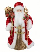 Дед Мороз Holiday Classics в красной шубе с пайетками 45 см SD4598
