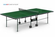 Теннисный стол START LINE Game Outdoor GREEN всепогодный складной 6034-1
