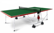 Теннисный стол START LINE Compact Expert Outdoor GREEN всепогодный складной, с сеткой 6044-31