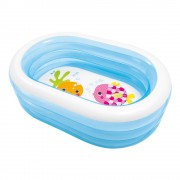 Бассейн INTEX 163*107*46см Овал, прозрачный 57482