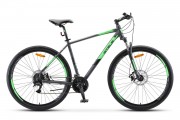 Велосипед 29' хардтейл STELS NAVIGATOR-920 MD антрацитовый/зеленый 24ск., 18,5'