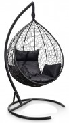Кресло-кокон подвесное SEVILLA черное+черная подушка, до 180 кг ЦН