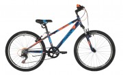 Велосипед 24' хардтейл NOVATRACK EXTREME тормоз V-brake, синий 6 ск., 12' 24SH 6SV.EXTREME.12 BL21 (2021)