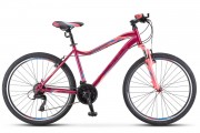 Велосипед 26' рама женская STELS MISS-5000 V вишнево-розовый, 21 ск., 16' (2021) LU089373