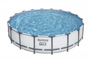 Bestway Бассейн каркасный Steel Pro MAX, 549 х 122 см, фильтр-насос, лестница, тент, 56462 Bestway