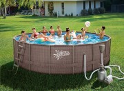 Бассейн каркасный SummerESCAPES 549*132 см С ПЕСЧАНЫМ ФИЛЬТРОМ, НА ОПОРАХ P20-1852-S