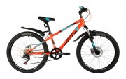 Велосипед 24' хардтейл NOVATRACK EXTREME оранженвй 12', 6ск., диск.тормоз 24SH6SD.EXTREME.12OR21