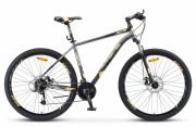 Велосипед 29' хардтейл STELS NAVIGATOR-910 MD чёрный/золотой 24ск., 18,5' V010