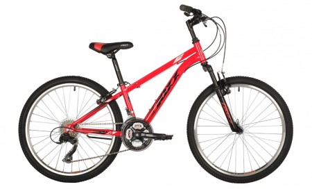 Велосипед 24' хардтейл FOXX AZTEC красный, 12' 24SHV.AZTEC.12RD2