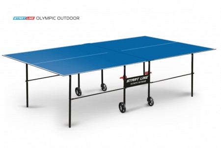 Теннисный стол START LINE Olympic Outdoor BLUE всепогодный, складной 6023-5