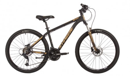 Велосипед 26' хардтейл, рама алюм. STINGER ELEMENT PRO SE диск,золот.,21ск.,16' 26AHD.ELEMPRO.16GD22
