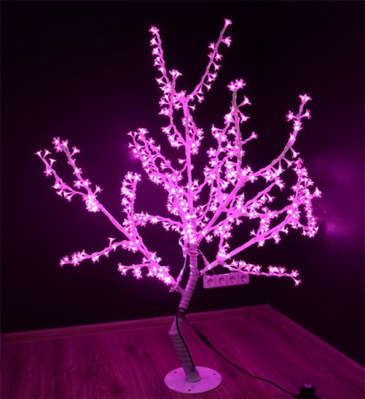 Дерево светодиодное RL Сакура 150, LED 480л., розовое, 1,5*1,3м, 24В, IP65, RL-TRC-24-150*130-480-W/P