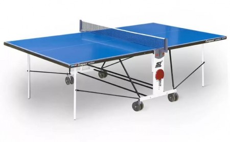 Теннисный стол START LINE Compact Outdoor-LX 2  всепогодный складной мод. 6044 с сеткой