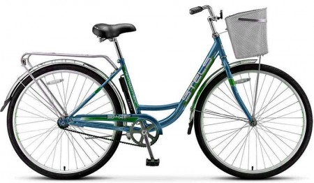 Велосипед STELS 28' дорожный, рама женская, NAVIGATOR-345 LADY темно-оливковый, 1 ск., 20'