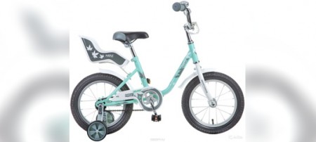 Велосипед NOVATRACK MAPLE 14' серо-зеленый 144 MAPLE.GR 9 (2019)