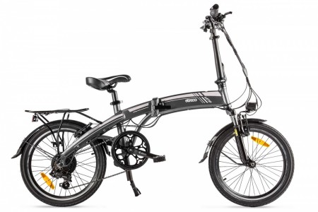 Электровелосипед 2-х колесный (велогибрид) Eltreco LETO dark grey-1930