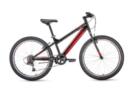 Велосипед 24' хардтейл FORWARD TITAN 24 1.0 черный, 6 ск., 13' RBKW91N47003 (2019)