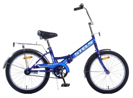 Велосипед 20' складной STELS PILOT-310 синий, 1 ск., 13'