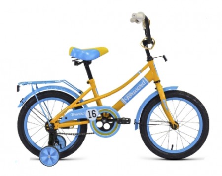 Велосипед 16' FORWARD AZURE 16 желтый/голубой RBKW0LNG1025 (2020)
