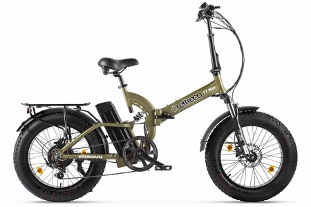 Электровелосипед 2-х колесный (велогибрид) Eltreco TT Max ХАКИ-2226