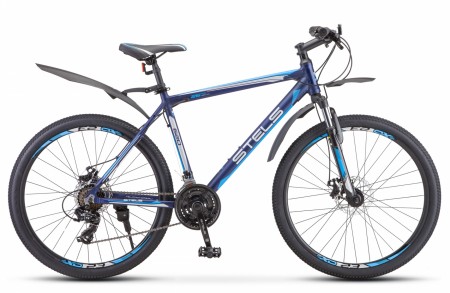 Велосипед 26' хардтейл STELS NAVIGATOR-620 MD диск, темно-синий, 21ск., 14'