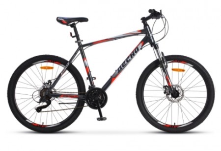 Велосипед 26' ДЕСНА-2650 MD серый/красный  LU082371 (2019)