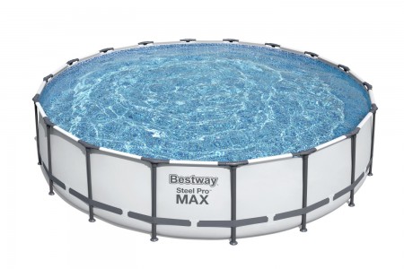 Bestway Бассейн каркасный Steel Pro MAX, 549 х 122 см, фильтр-насос, лестница, тент, 56462 Bestway