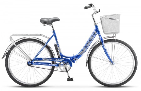 Велосипед 26' складной, STELS Pilot-810 синий 2020, 19' Z010 LU093334